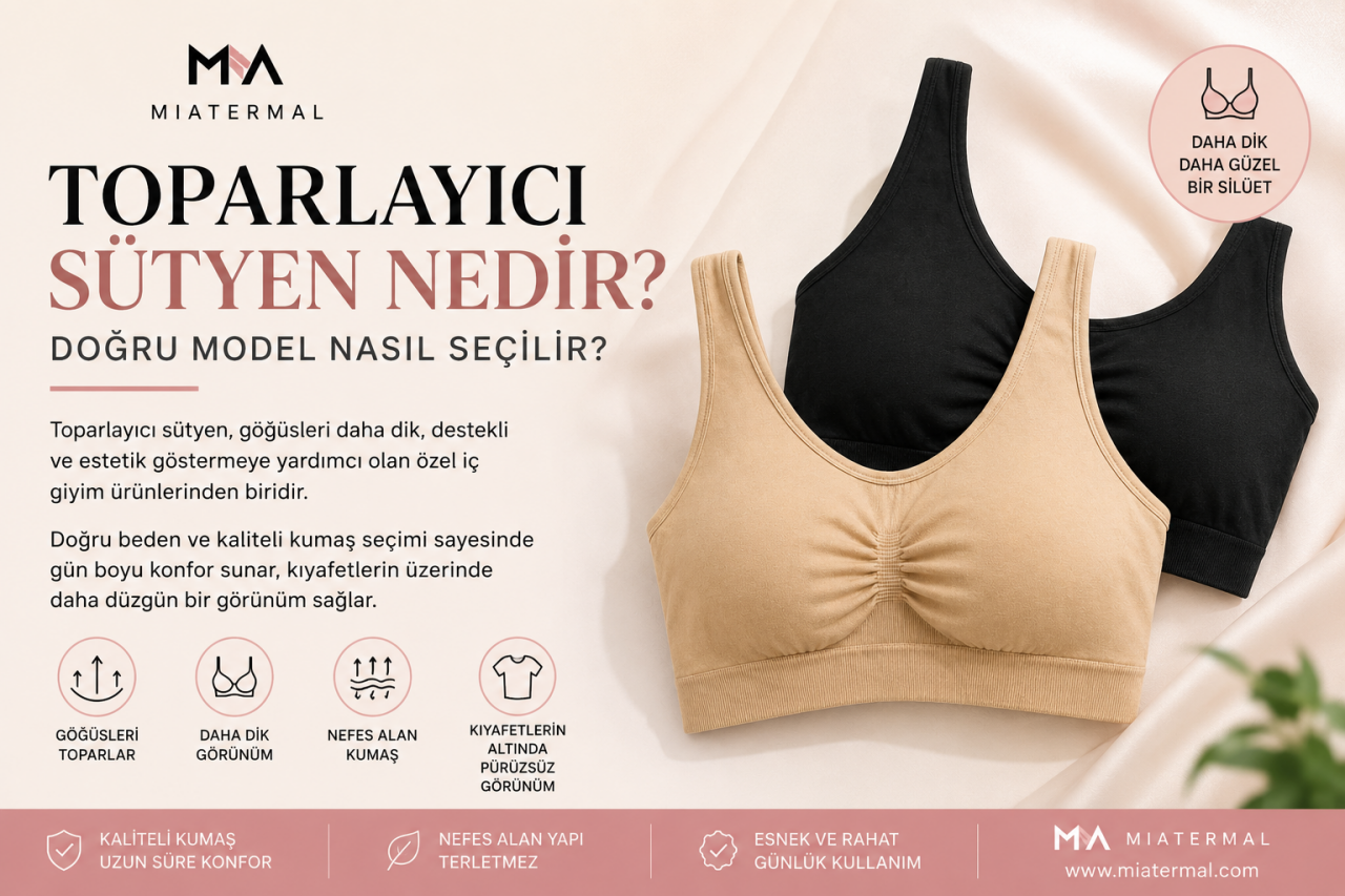 Toparlayıcı Sütyen Nedir? Doğru Model Nasıl Seçilir?