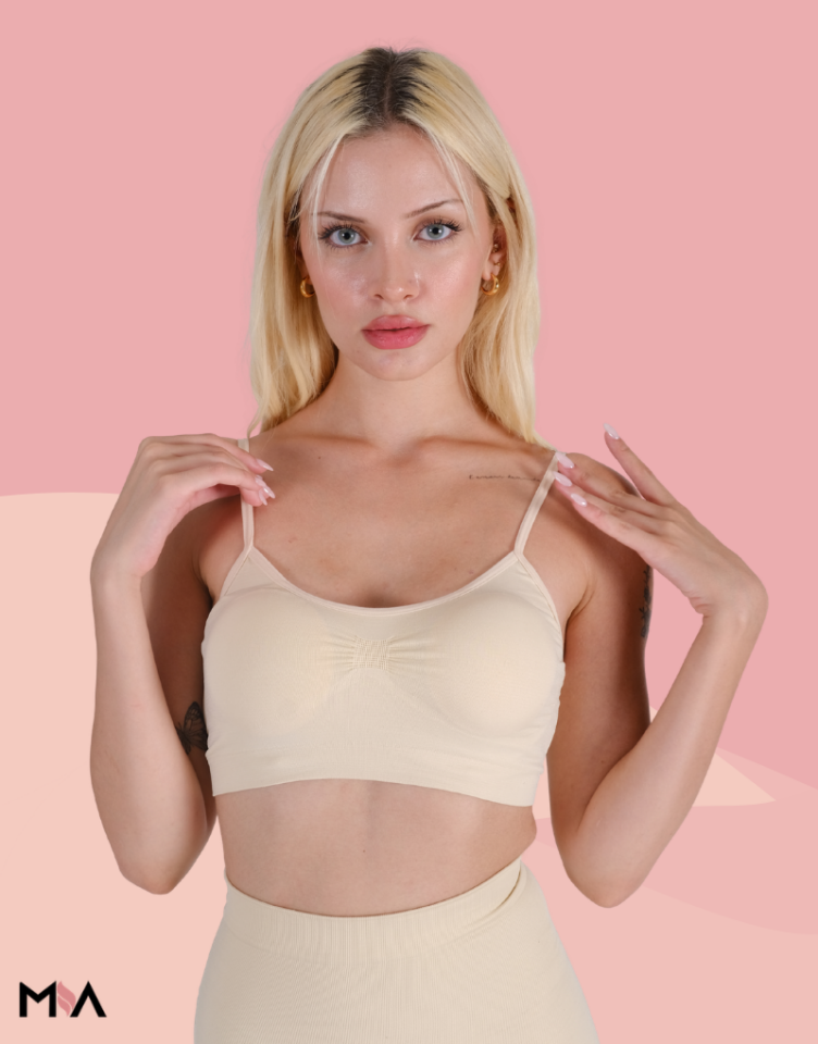 İnce askılı Göğüs toparlayıcı sütyen