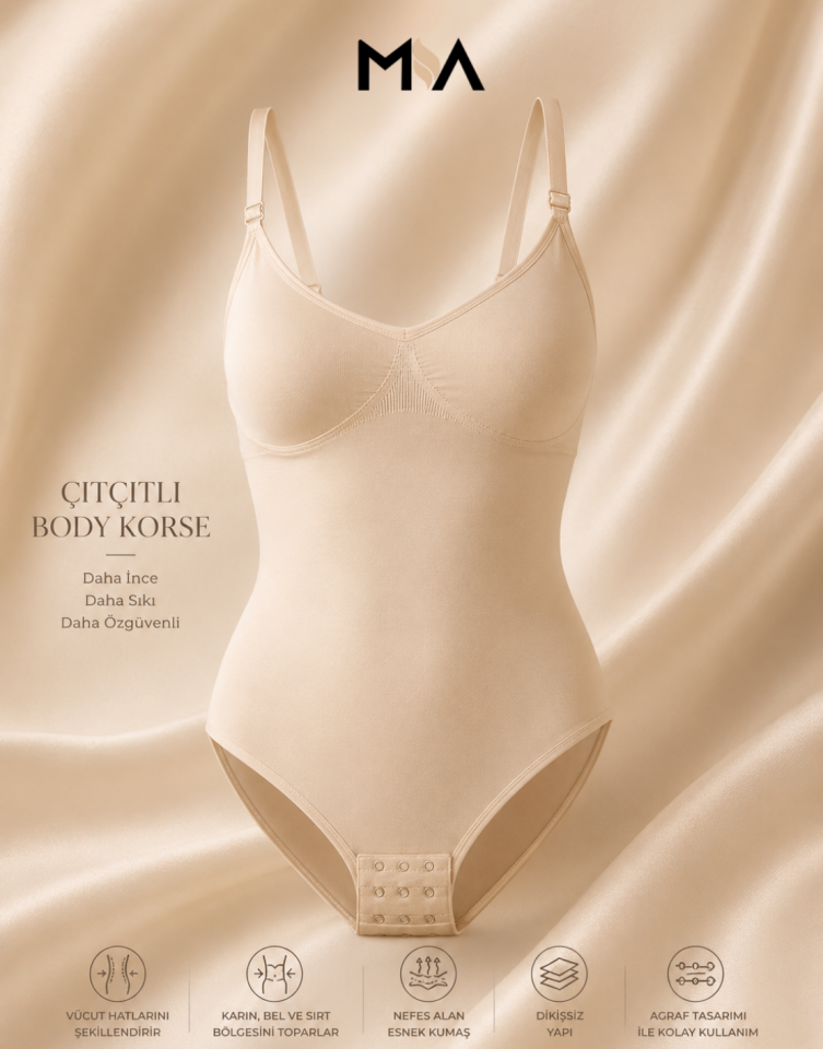 Çıtçıtlı Body Korse