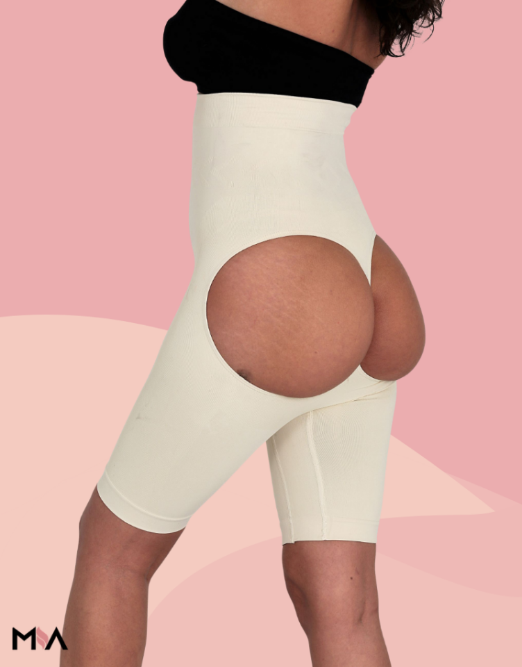 Mia Toparlayıcı Popo Açık Paçalı Korse