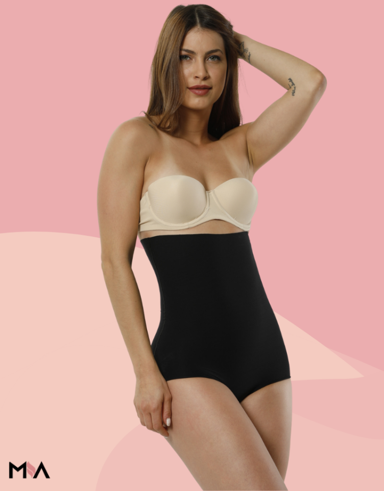 Mia Lazer Kesim Yüksek bel Slip korse