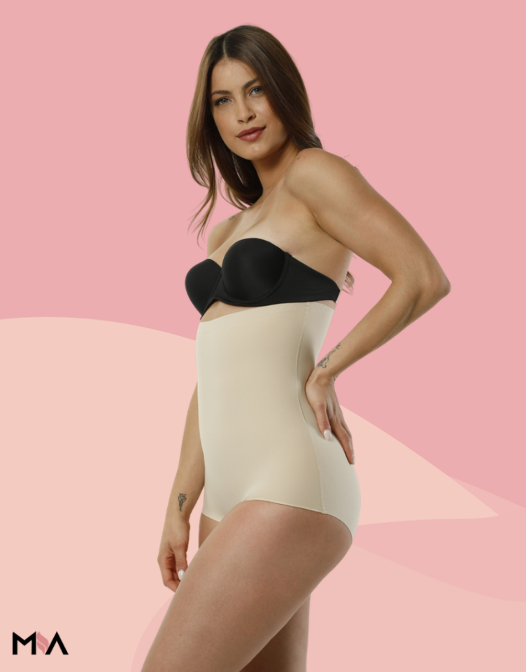 Mia Lazer Kesim Yüksek bel Slip korse