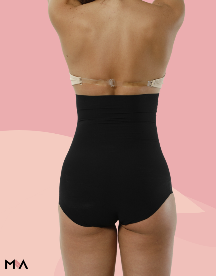 Mia Lazer Kesim Yüksek bel Slip korse