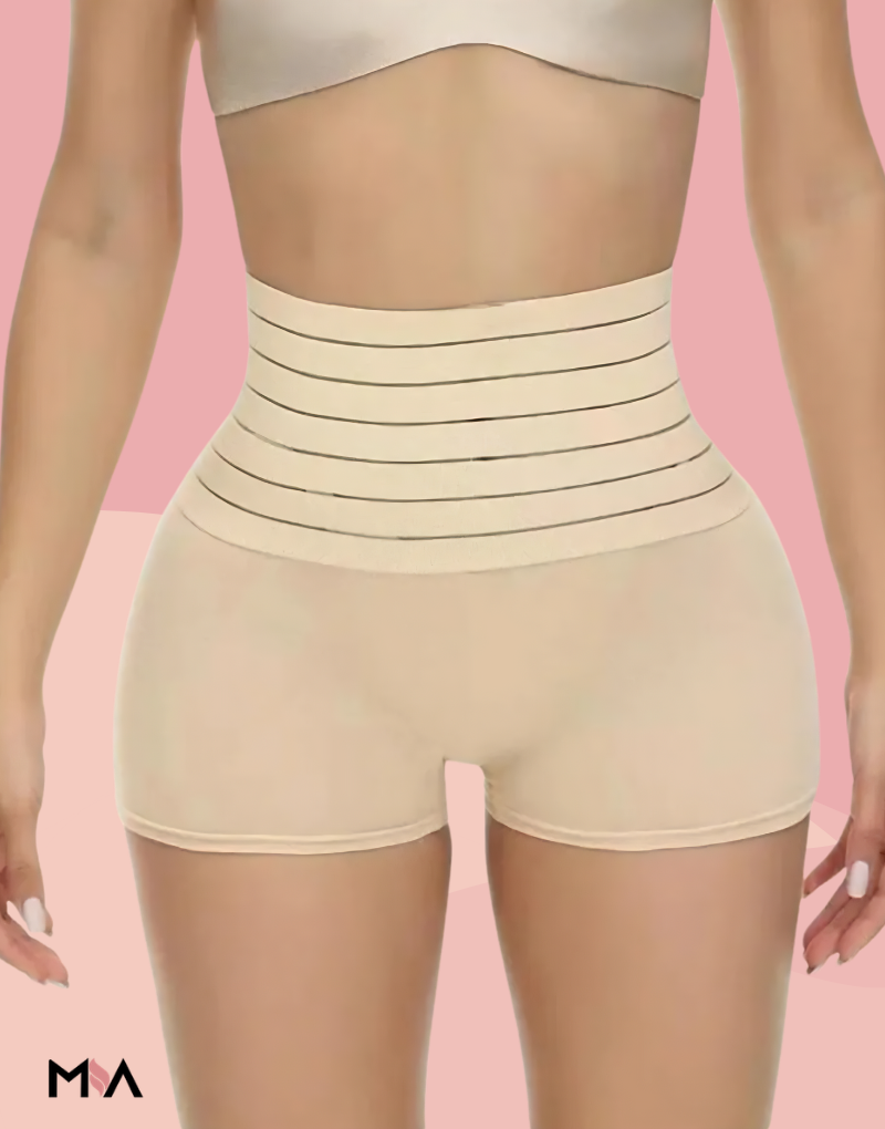 Mia Lazer Kesim Yüksek Bel Boxer Korse