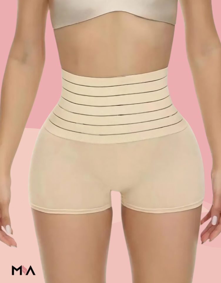 Mia Lazer Kesim Yüksek Bel Boxer Korse