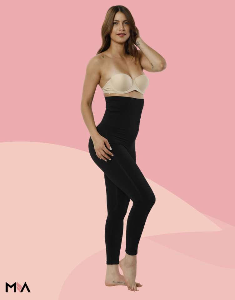 Mia Lazer Kesim Yüksek Bel Korse Tayt