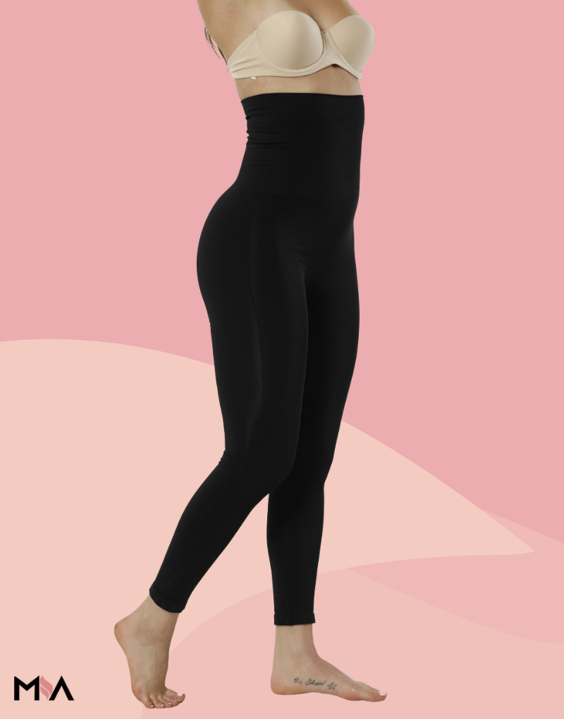 Mia Lazer Kesim Yüksek Bel Korse Tayt