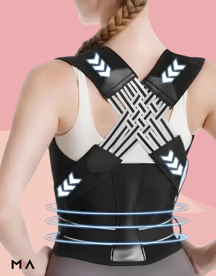 Mia Dik Duruş Korsesi – Ayarlanabilir Sırt Destekleyici Postür Düzeltici Korse
